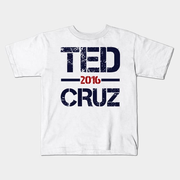 Ted Cruz 2016 Kids T-Shirt by ESDesign